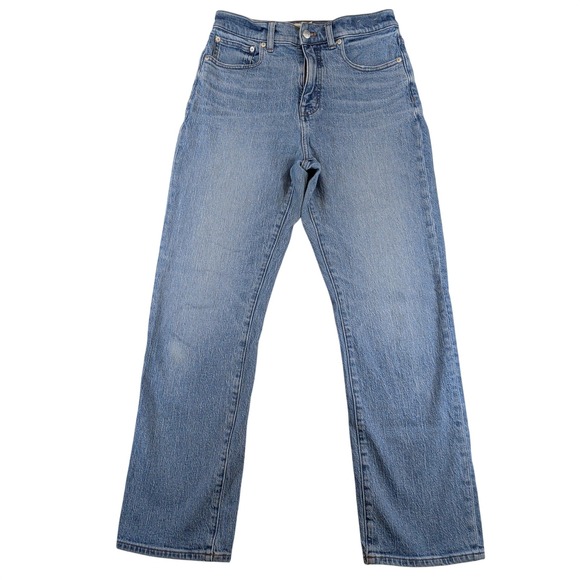 Madewell Denim - Madewell 90s Straight Jeans High Rise Light Wash Blue Size 28‎ NN877 DM4427